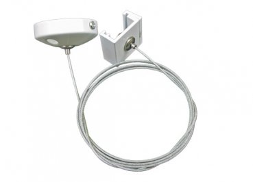 Licht track, pendant clip, white, wired