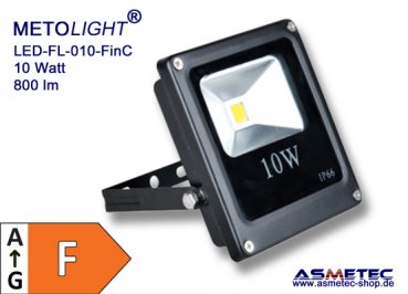 METOLIGHT LED-FL010FIN, LED-Flutlicht 10 Watt mit Lamellenkühlkörper