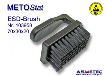 METOSTAT ESD-Bürste 703020B, hart, ableitfähig