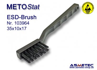 METOSTAT ESD-Bürste 351017B, hart, ableitfähig