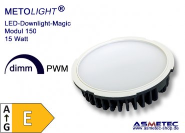 Metolight LED Downlight Magic-150, 15 Watt