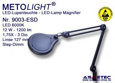 Metolight ESD LED Lamp Magnifier 9003