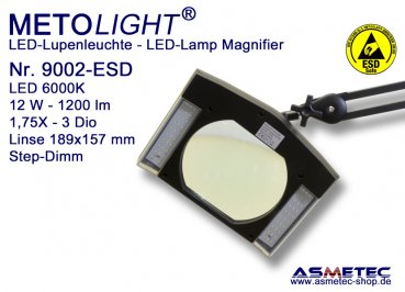 Metolight ESD LED Lupenleuchte 9002