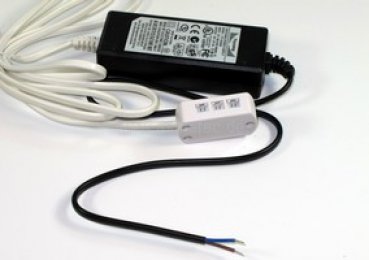 LED-Deckeneinbau-Set, 5 x 2,4 Watt, messing, tagweiß