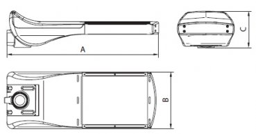 LED-Strassenleuchte MRL-ADQ090-R2, 90 Watt