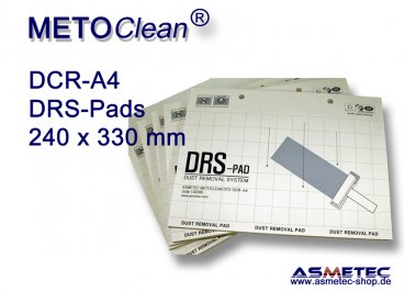 METOCLEAN DTS-DCR-A4-08-20, Adhäsiv-Pads 240 x 330 mm - Sparpackung