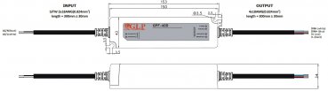 LED-Netzteil GLP - GPF-40D-1050, 1050 mA, 42 Watt, dimmbar - www.asmetec-shop.de