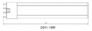 METOLIGHT Kompakt-LED-2G11-7W