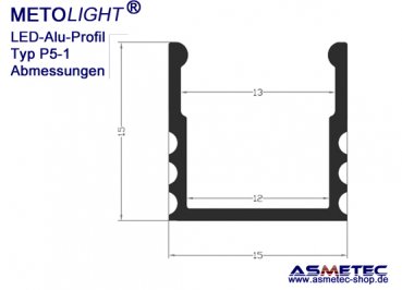Aluminium-LED-Profile - www.asmetec-shop.de