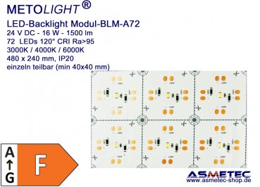 METOLIGHT LED-backlight BLM72