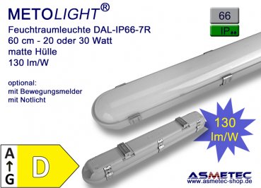 Metolight LED-Wannenleuchte DAL-IP66-Pro - www.asmetec-shop.de