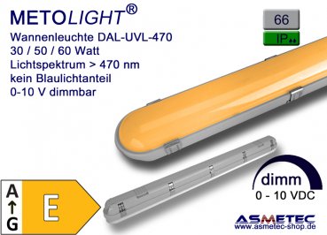 Gelbraumleuchte DAL-UVL470-060, 30 Watt, 470-780 nm, 900 lm, IP66