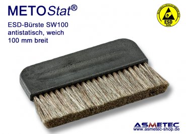 METOSTAT ESD-Bürste SW100, weich, 100 mm breit