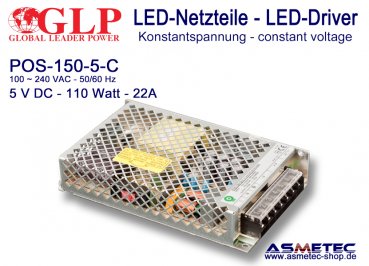 LED-Netzteil-5 VDC-110 Watt
