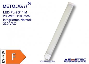LED-Kompaktröhre 2G11-20I-NWS-5630, 230 Volt, neutral weiß, 20 Watt, F
