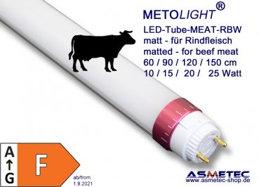 METOLIGHT LED-Röhre Meat für Rindfleisch - www.asmetec.shop.de