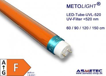 METOLIGHT LED-Röhre-UVL-520-060-10-SCE,  60 cm, 10 Watt, 520 nm