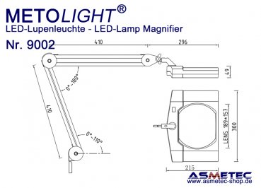 Metolight LED Lupenleuchte 9002