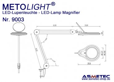 Metolight LED Lupenleuchte 9003