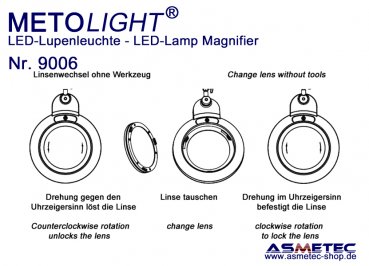 Metolight LED Lupenleuchte 9006