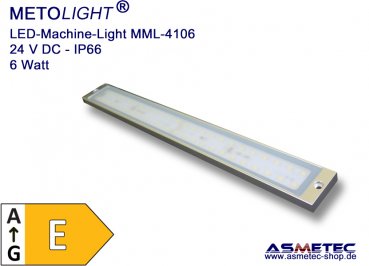 LED-Maschinenleuchte MML-4106-CWS, 24 V DC, 6 Watt, 600 lm