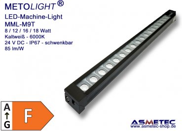 LED-Maschinenleuchte M9T-08,   8 Watt, 650 lm, IP67