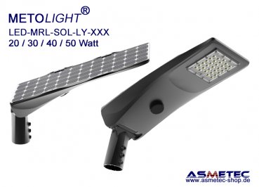 Metolight LED-Street light MRL-ST10030, 30 Watt - www.asmetec-shop.de