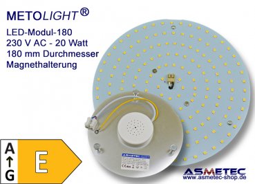 LED-Modul 180-20, 20 Watt - www.asmetec-shop.de