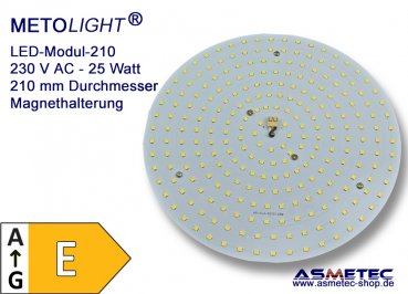 LED-Modul 210-25, 25 Watt - www.asmetec-shop.de