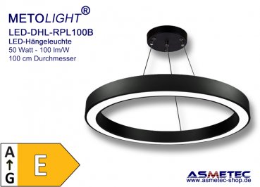 LED pendant light RPL-100B, 50 W, 4500 lm, nature white