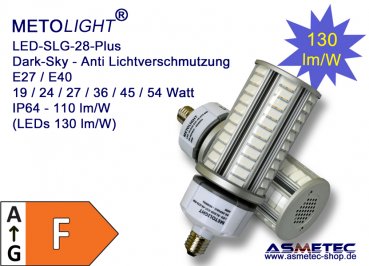 METOLIGHT LED-Lampe SLG28-Plus, 36 Watt, extra warmweiß, IP64