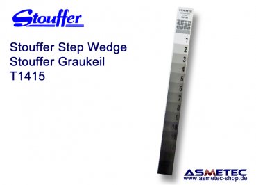 Stouffer T1415C, 14-stufiger Transmissions-Graukeil, Inkrement 0,15, kalibriert