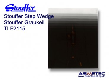 Stouffer TLF2115C, 21-stufiger Transmissions-Graukeil, Inkrement 0,15 - extra groß - kalibriert