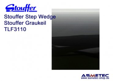 Stouffer TLF3110C, 31-stufiger Transmissions-Graukeil, Inkrement 0,10 - extra groß - kalibriert