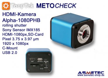 USB-Camera Touptek Alpha-1080PHB, HDMI-1080px,  SD-Card