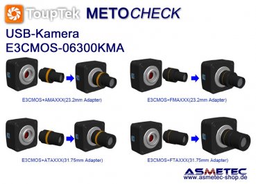 Touptek USB-Kamera  E3CMOS, 6.3MPix - www.asmetec-shop.de