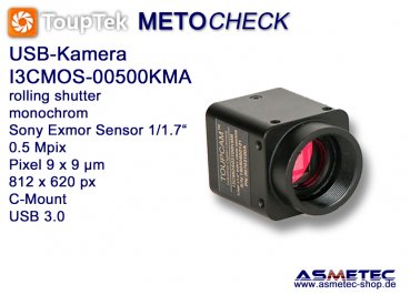 USB-Kamera Touptek I3CMOS-00500KMA,  0.5 MPix, USB 3.0, monochrom