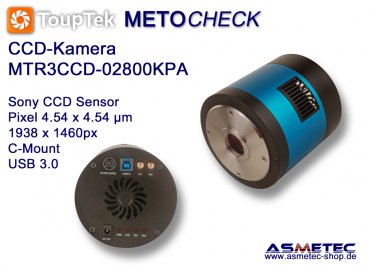 USB-Kamera Touptek MTR3CCD-02800KPA,  2.8 Mp, USB 3.0, CCD-sensor, Teleskopkamera