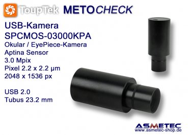 USB-Kamera Touptek SPCMOS-03000KPA,  3.0 MPix, USB 2.0, Okularkamera