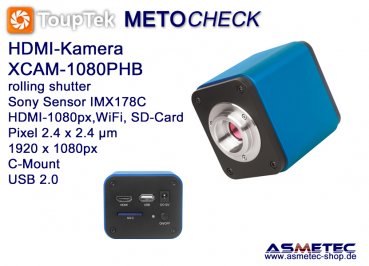 USB-Kamera Touptek XCAM-1080PHB, HDMI-1080p, Wifi, USB 2.0