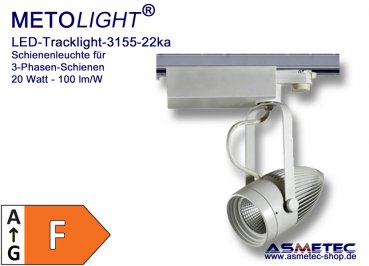 LED-Track Light 3155-22Ka-20, 20 Watt, warm white
