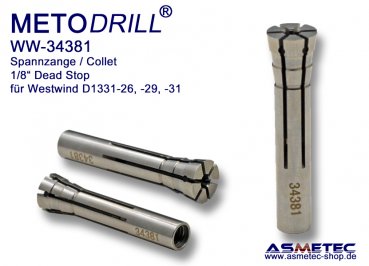 Spannzange Metodrill WW-34381 für Westwind Bohrspindel D1331