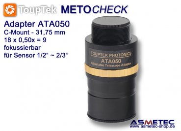 Kamera Adapter ToupTek ATA050, für Teleskope