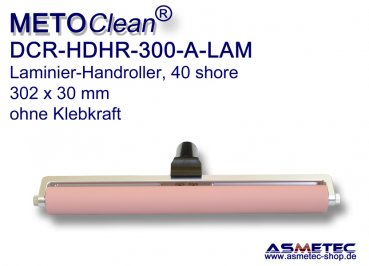 METOCLEAN DCR-Roller HDHR-300-A-Lam, Laminier-Handroller - www.asmetec-shop.de