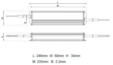 LED-Netzteil GLP - DLG-100-12, 12 VDC, 100 Watt - www.asmetec-shop.de