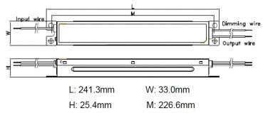 LED-driver GLP - DMC-40D-700, 700 mA, 40 Watt - www.asmetec-shop.de