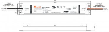 LED-driver GLP - DMVL-100-24, 24 VDC, 100 Watt - www.asmetec-shop.de