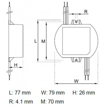 LED-Netzteil GLP - DPCR-16-400, 400 mA, 16 Watt - www.asmetec-shop.de