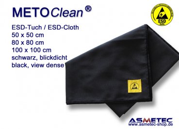 ESD-Tuch schwarz - www.asmetec-shop.de