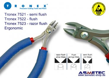 Tronex 7521 - Large Oval Relief Cutter, ergonomic - Semi-Flush